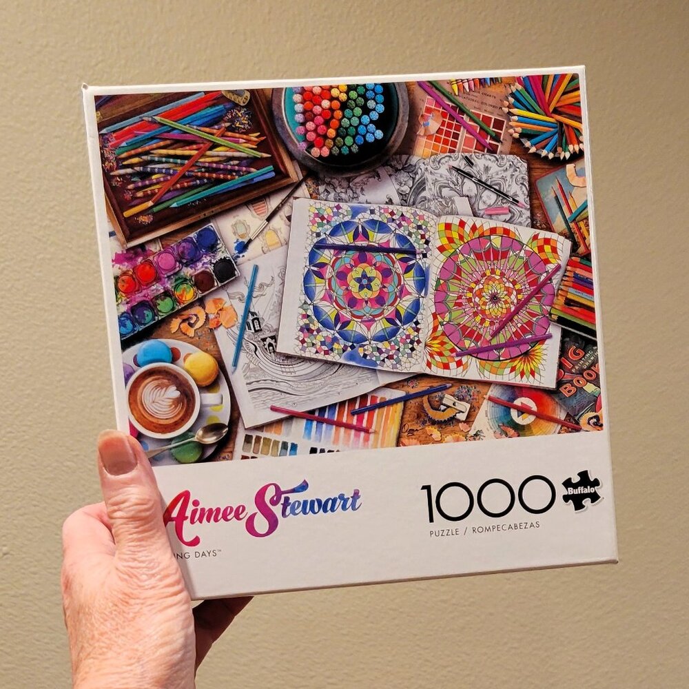Buffalo 1000 piece COLORING DAYS Jigsaw Puzzle